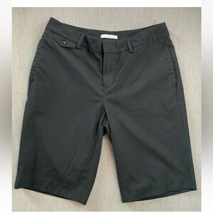 GAP Women's Bermuda Shorts Sz 00 Black Stretch